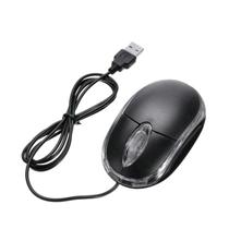 Mouse óptico com led cabo USB2.0 moderno