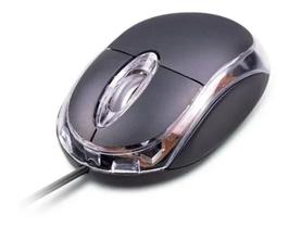 Mouse Óptico Confortável Com Fio Usb Altomex Preto