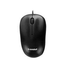 Mouse Óptico Evolut EO-102 Preto 1000 DPI Mouse Óptico Evolut EO-102 Preto 1000 DPI