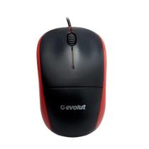 Mouse Optico Evolut Eo-102 Red 1000dpi Mouse Optico Evolut Eo-102 Red 1000dpi