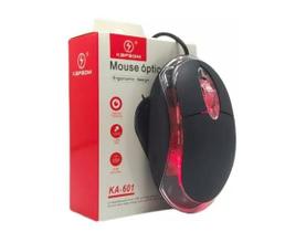 Mouse Óptico KapBom Preto com fio