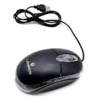 Mouse Óptico LEY-28 Com Fio 1m Preto Usb 2.0 1200dpi 3 Botões Mouse Óptico LEY-28 Com Fio 1m Preto Usb 2.0 1200dpi 3 Botões