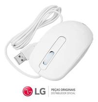 Mouse Óptico LG com Fio Branco All in One V240MSU