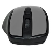 Mouse Óptico Moderno Wireless Sem Fio Usb 3200 Dpi Cinza Ideal para Home Office Escritório - Weibo