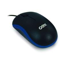 Mouse optico ms103 preto/azul usb 51.3702 oex