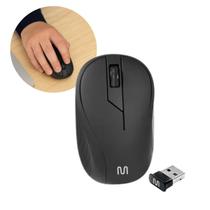 Mouse Óptico MS350 Preto Sem Fio com Design Ergonômico e 1200 DPI
