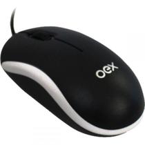Mouse Óptico Oex Usb Ms103 Preto/Branco 513500 25388
