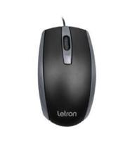 Mouse optico office duo preto e cinza fio usb ergonomico 3d letron 74497 Mouse optico office duo preto e cinza fio usb ergonomico 3d letron 74497