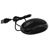 Mouse Óptico Para Notebook e Computador Fio USB 2.0 Luz Led