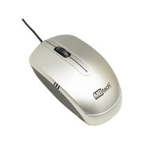 Mouse Óptico Preto Mbtech Com Fio Cor:prata