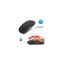 Mouse Óptico Preto Slin USB Wireless Ultra Fino