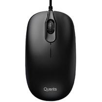 Mouse Optico Quanta QTMO10 USB 1.200 Dpi - Preto