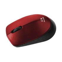 Mouse Óptico S/ Fio Vermelho M-W17RD - C3TECH