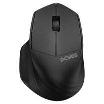 Mouse óptico Sem Fio 1.600 DPI Pcyes dash lite silent click PMDV2BK Preto