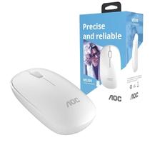 Mouse Optico Sem Fio Aoc 2,4Ghz Office Branco 1200Dpi Ms200W