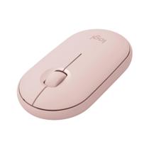 Mouse Óptico Sem Fio Logitech Pebble M350 Rose - 910-005769.