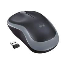 Mouse optico sem fio m185 cinza logitech