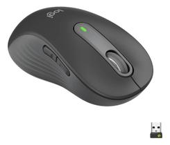 Mouse optico sem fio m650l signature canhoto grafit logitech
