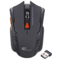 Mouse óptico sem fio para jogos de 2,4 GHz para PC - preto Mouse óptico sem fio para jogos de 2,4 GHz para PC - preto