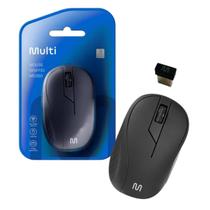 Mouse Óptico Sem Fio Usb 1200dpi Multilaser Ms350/ Mo212