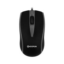 Mouse Óptico Usb 1000 Dpi Hoopson Ms-038cz Prata Com Fio