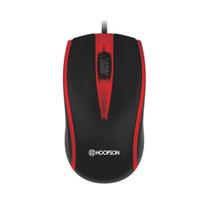 Mouse Óptico Usb 1000 Dpi Hoopson Ms-038vr Vermelho Com Fio