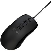 Mouse Optico USB 1200DPI 4OTOES Preto Mouse Optico USB 1200DPI 4OTOES Preto