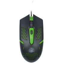 Mouse Optico Usb 5+ Gamer Start 2.0 Pt/Verde