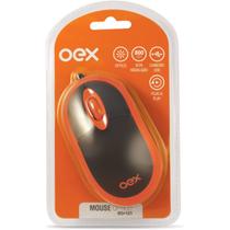 Mouse Optico USB 800DPI PRETO/LARANJA