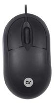 Mouse Óptico Usb Bright 0106 Preto 800 Dpi Design Ergonômico Mouse Óptico Usb Bright 0106 Preto 800 Dpi Design Ergonômico