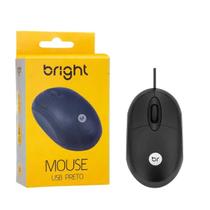 Mouse optico usb bright preto - 0106 Mouse optico usb bright preto - 0106