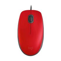 Mouse optico usb m110 silent vermelho logitech 910-006755