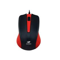 Mouse Óptico USB MS-20RD Vermelho C3 Tech