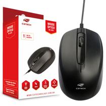 Mouse Óptico USB MS-30BK Preto - C3Tech