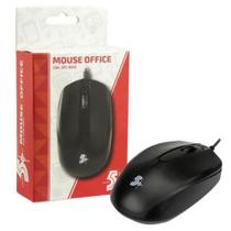 Mouse Optico Usb Office Padrao Preto 1000 Dpi 015-0042 5+ - Chip Sce