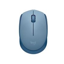 Mouse optico wireless m170 azul claro logitech