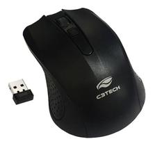 Mouse optico wireless preto m-w20bk c3 tech sem fio