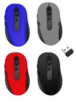 Mouse Óptico Wireless Sem Fio 2.4Ghz Receptor USB 6 Botões