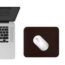 Mouse Pad 20x20cm Tapete de Mesa Desk Pad Sintetico Premium Antiderrapante Café