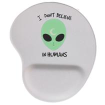 Mouse pad Alien espacial com apoio