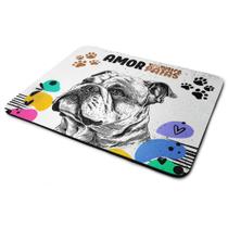 Mouse Pad Amor de quatro patas - Cachorro Buldogue Inglês Mouse Pad Amor de quatro patas - Cachorro Buldogue Inglês