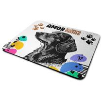 Mouse Pad Amor de quatro patas - Cachorro Dachshund Salsicha Mouse Pad Amor de quatro patas - Cachorro Dachshund Salsicha