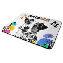 Mouse Pad Amor de quatro patas - Cachorro Jack Russell Mouse Pad Amor de quatro patas - Cachorro Jack Russell