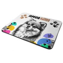Mouse Pad Amor de quatro patas - Cachorro Lulu Spitz Mouse Pad Amor de quatro patas - Cachorro Lulu Spitz