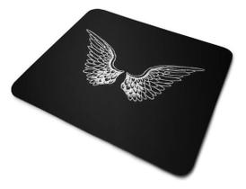 Mouse Pad Angelical Fundo Preto