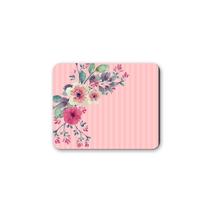 Mouse Pad ANHIZ M33 Floral e Listras 24 x 20 cm Neoprene