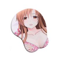 Mouse Pad Anime Sword Art Online Yuuki Asuna com descanso de pulso Mouse Pad Anime Sword Art Online Yuuki Asuna com descanso de pulso