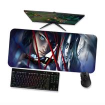 Mouse pad Arcane Jinx e Caitlyn 1 - Mousepad Gamer League of legends 90x40 80x40 60x40 70x30