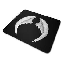Mouse Pad Asas Fundo Preto