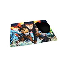 Mouse Pad Black Clover Anime Neoprene 15x21 Mouse Pad Black Clover Anime Neoprene 15x21